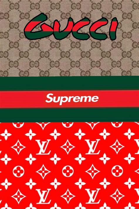 gucci louis vuitton supreme logo